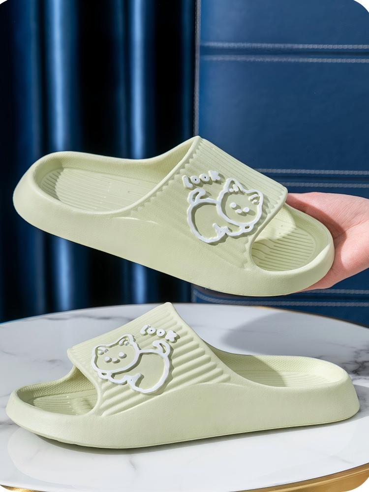 Non-Slip Women's Slippers, Thick-Soled Sandal Slippers, Bathroom Bathing, Summer Outer Wear