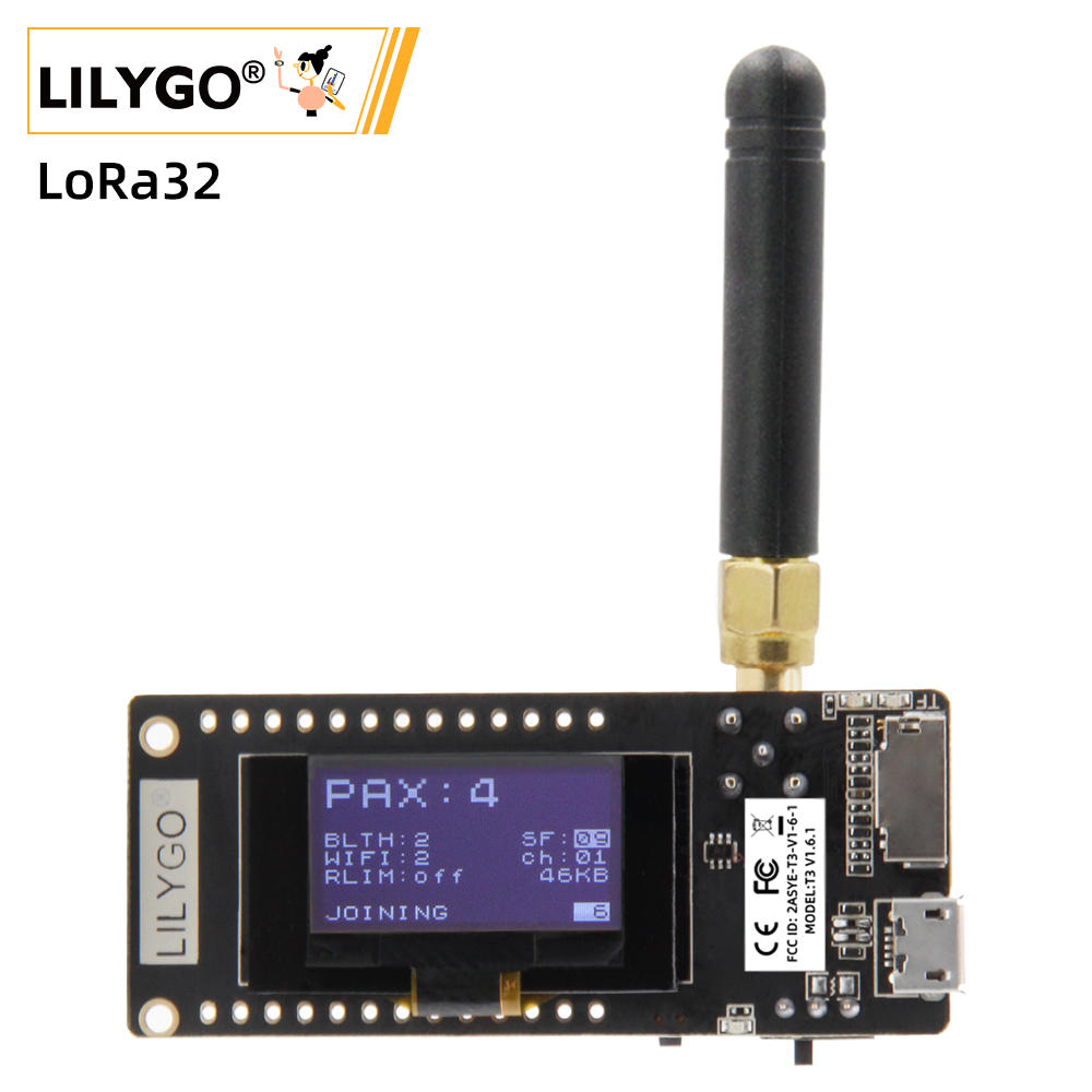 TTGO LoRa32 V2.1 – ESP32 WIFI Bluetooth Module with OLED & SMA Antenna