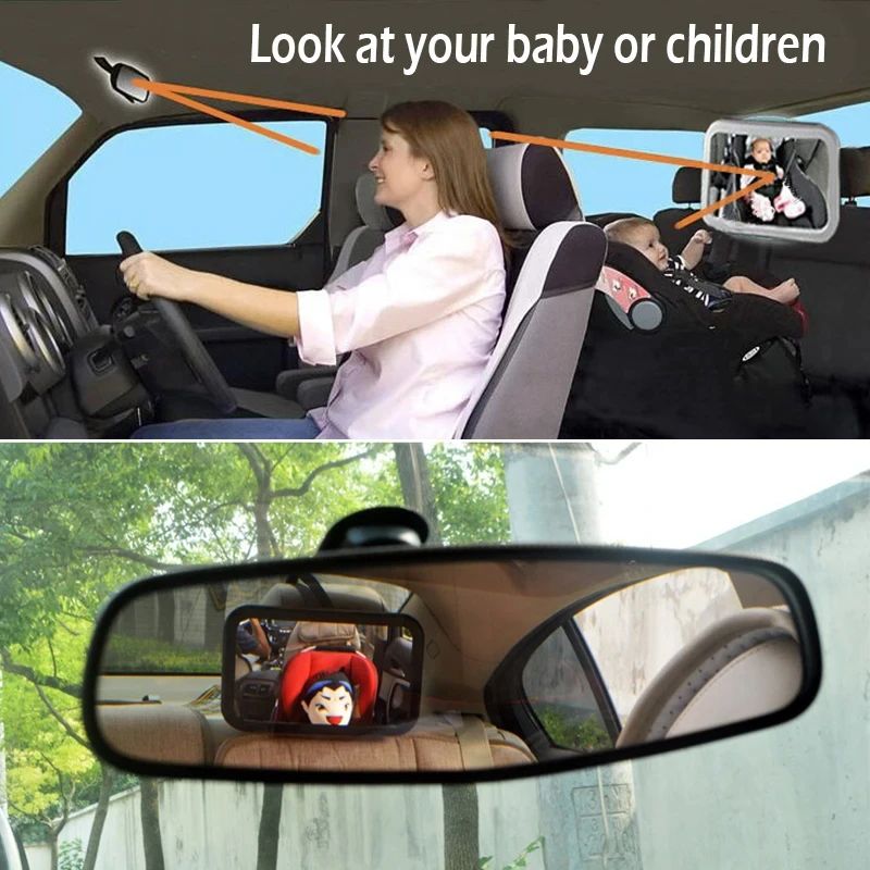 360° ClearView Baby Car Mirror for Back Seat Safety