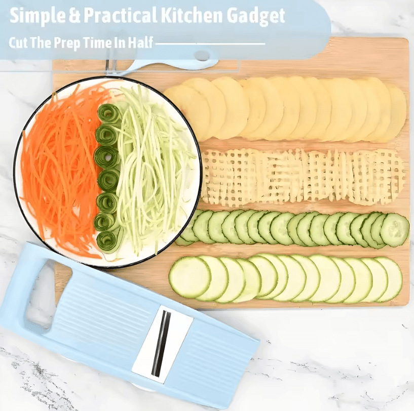 5-in-1 Manual Vegetable & Fruit Slicer Set Multifunctional Food Grater Kitchen Utensils