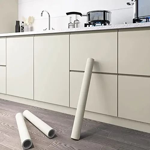 Oil Proof Waterproof Self Adhesive Kitchen Wallpaper Cabinet Renovation Sticker Roll