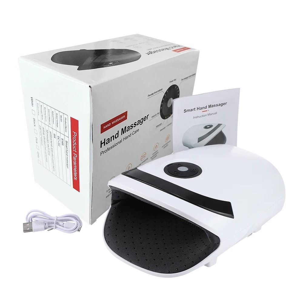 Electric Hand Massager with Air Compression and Heat Therapy