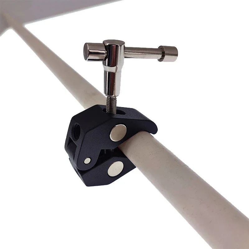 FlexMount Pro Double Ball Head Clamp – Adjustable camera clamp mount with 1/4