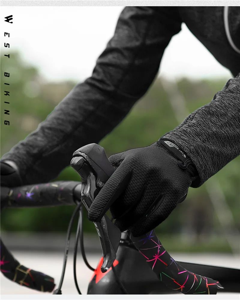 WEST BIKING Full Finger Touchscreen Cycling Gloves