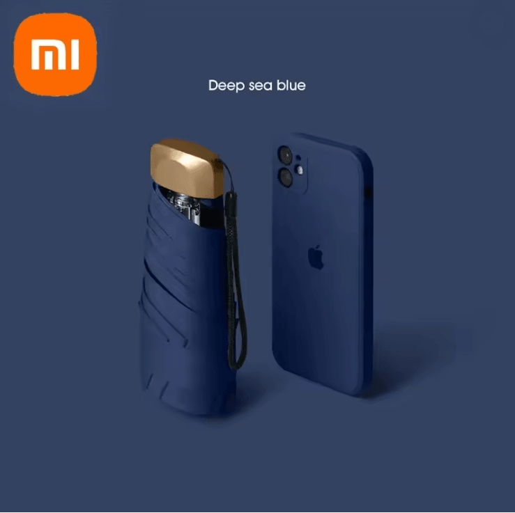 Xiaomi Capsule Mini Umbrella Ultra Light Dual Use Rain and UV Pocket Umbrella