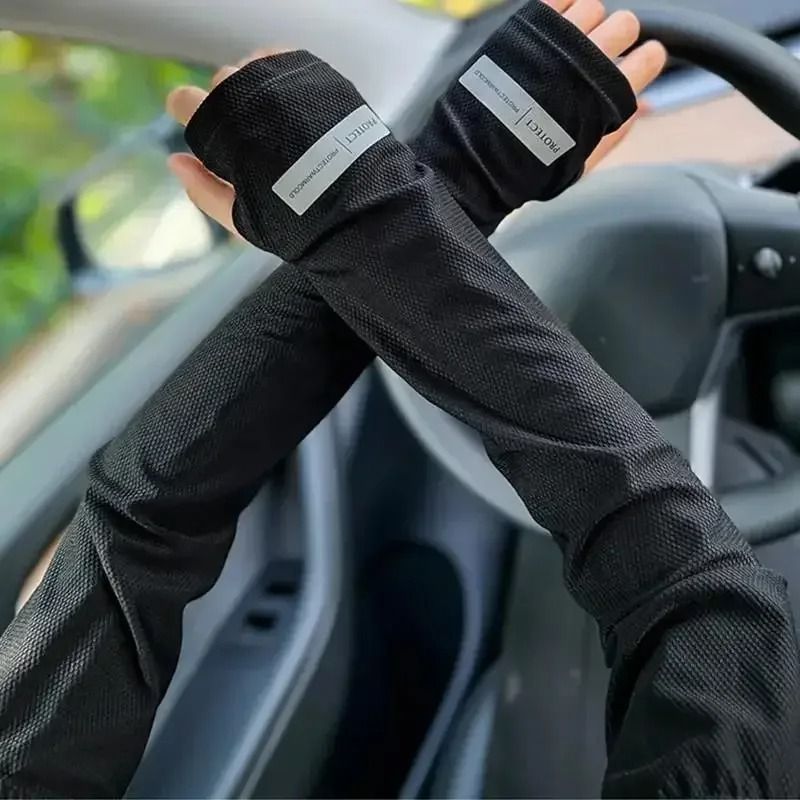 Oversized Ice Sleeves for Men Summer Outdoor Loose Sleeves with UV Protection