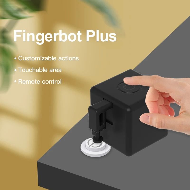 Zigbee Fingerbot Button Pusher for Remote Control Voice Assistant Garage Curtains