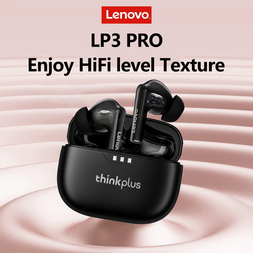 Lenovo 5.2 Bluetooth Headphones Original, Wireless Earbuds HiFi Noise Reduction