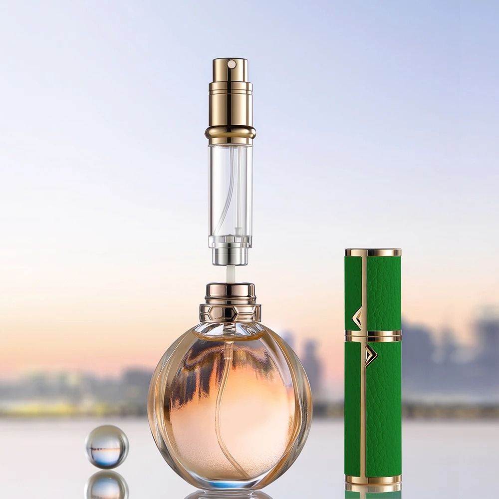 5ml PU Leather Mini Perfume Atomizer Spray Bottle