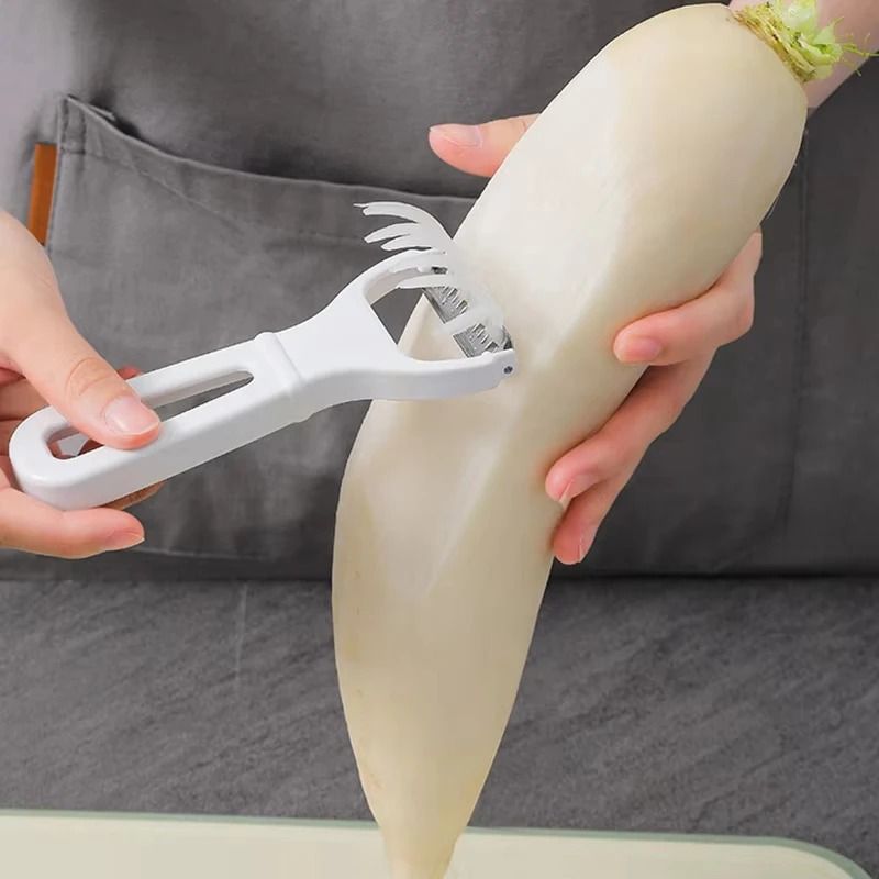 Stainless Steel Julienne Peeler and Vegetable Slicer