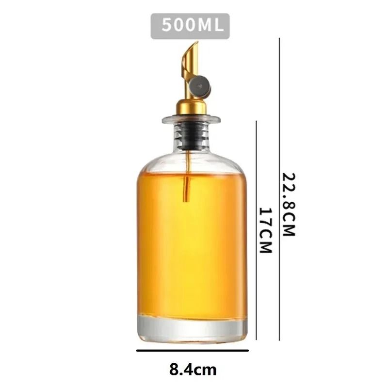 Glass Olive Oil Dispenser – Precision Pouring Kitchen Seasoning Bottle