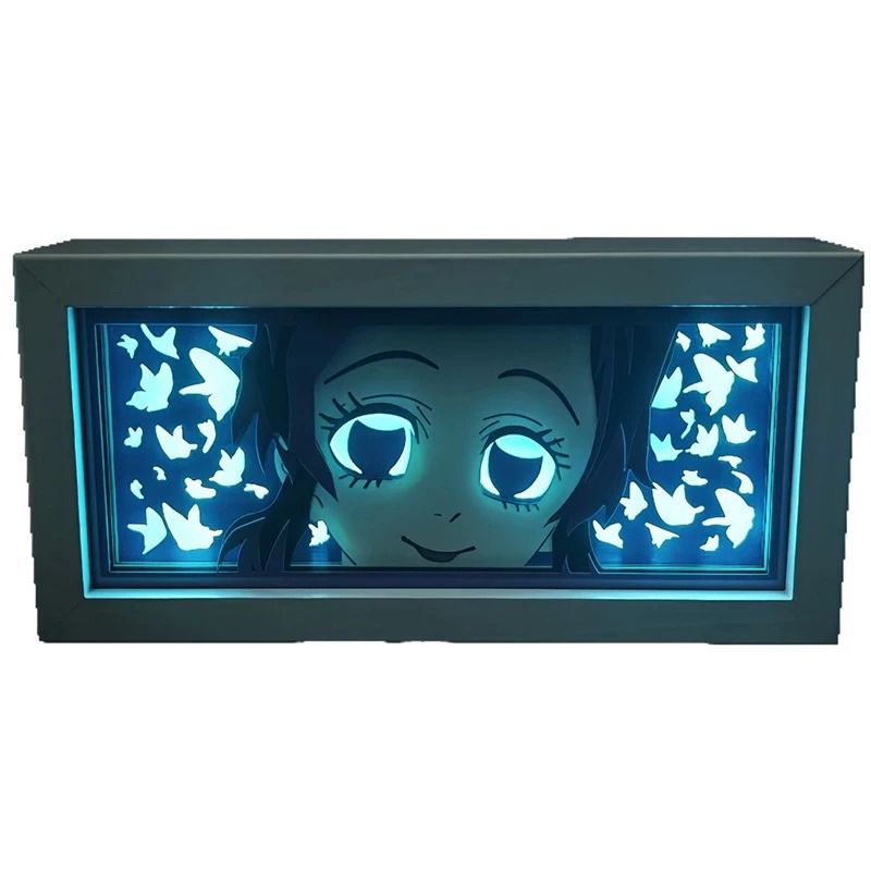 Demon Slayer Tanjiro 3D LED Anime Light Box Night Light