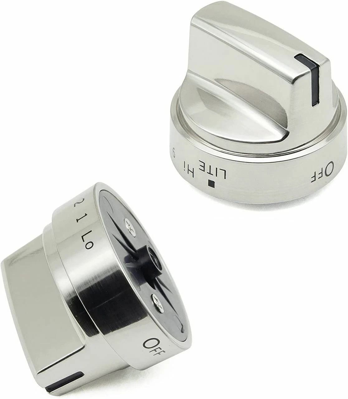 Stainless Steel Control Knob for GE Gas Range Stove Replacement Part