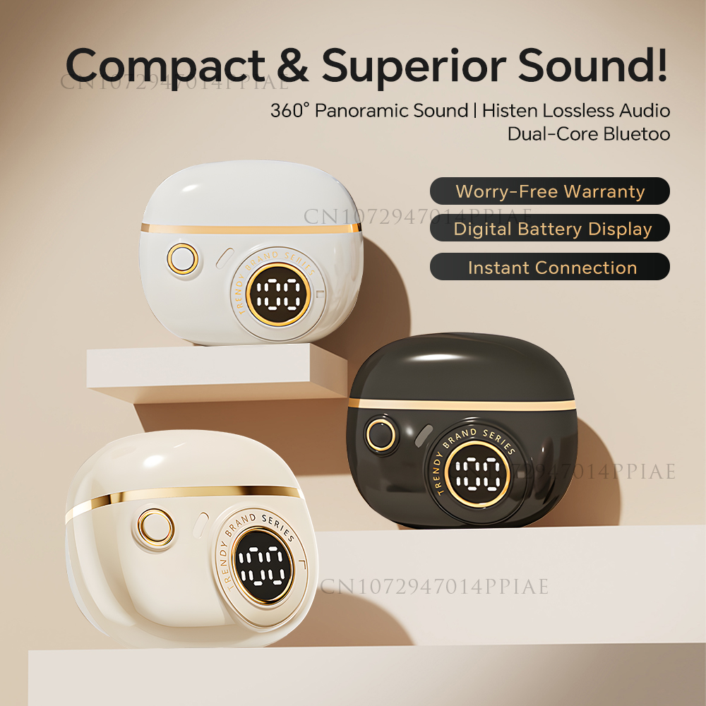 Premium TWS In Ear Wireless Headphones with Noise Isolation & Gaming Bluetooth