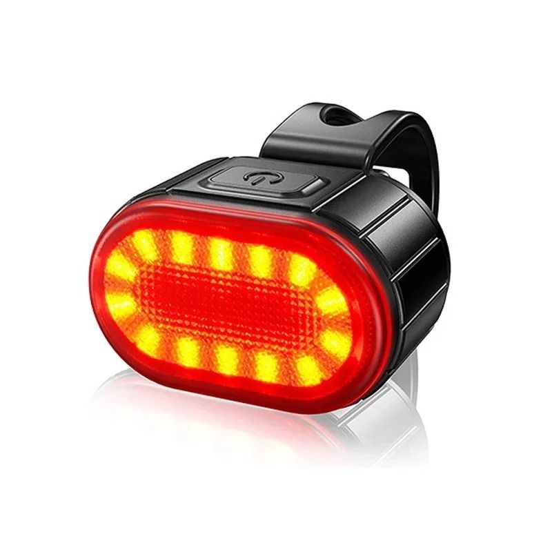 Ultra-Compact LED Bicycle Light Set | USB Rechargeable Waterproof Safety Warning Headlight & Taillight