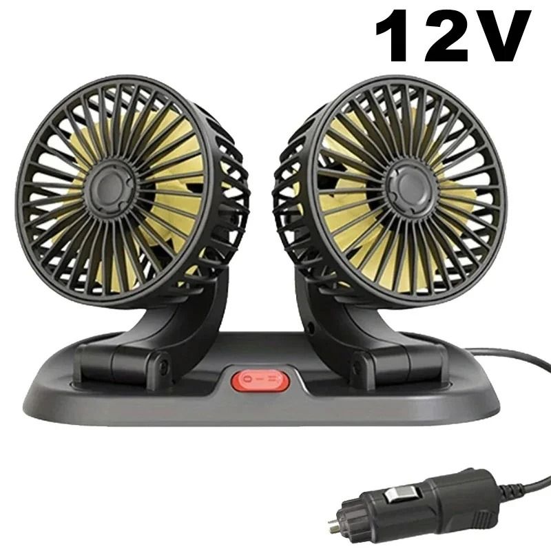 Why Choose Our Car Fan Adjustable Triple Head Electric Dashboard Fan USB 12V 24V