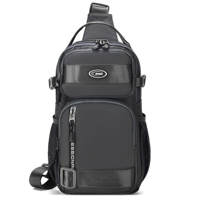 Lightweight Men Crossbody Chest and Shoulder Bag with Large Capacity