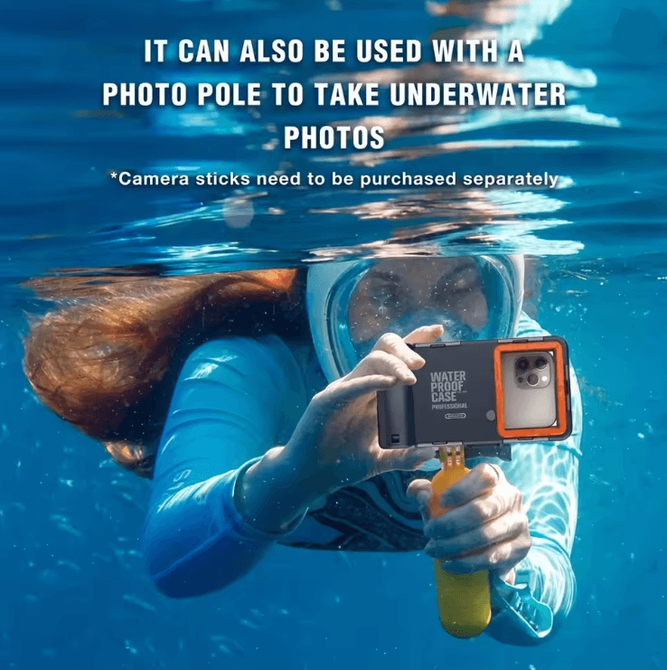 Universal 15m Waterproof Diving Phone Case with Lanyard