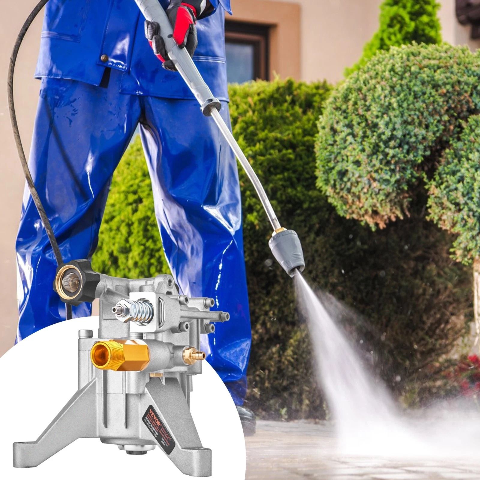 Pressure Washer Pump PSI Power Washer Replacement Shaft GPM