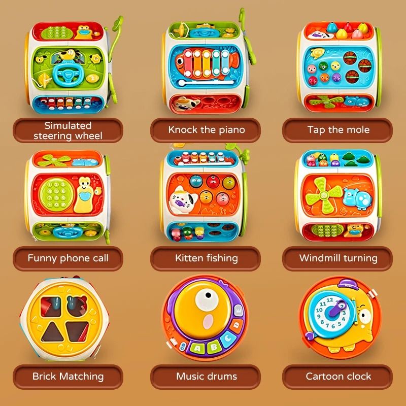 Baby Cell Phone Toy | Educational Music & Light Mobile Speaker
