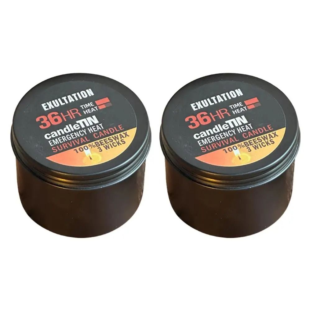 36 Hour 3 Wick Long Lasting Emergency Survival Candle