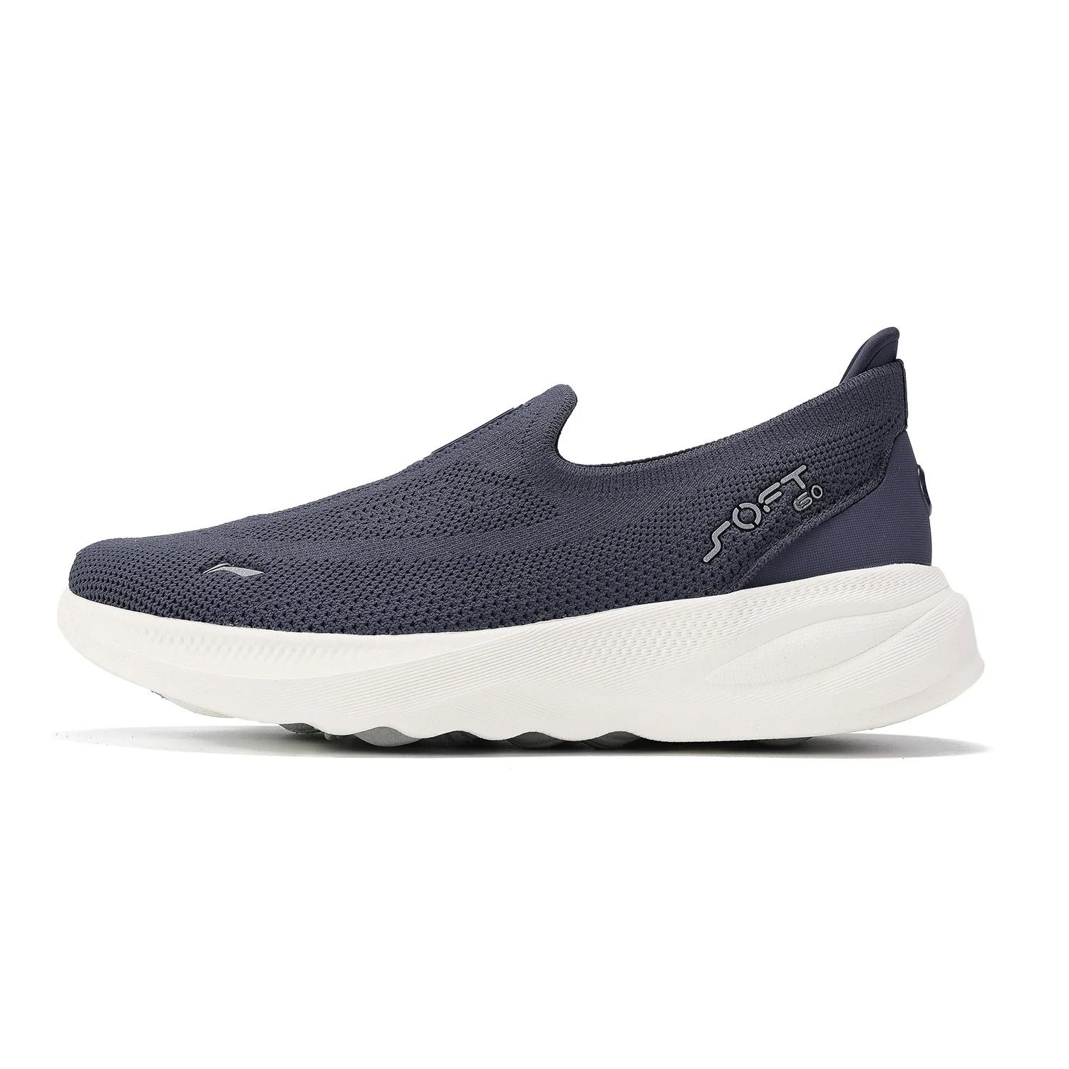 Women Knit Slip On Walking Shoes Breathable Flexible Cushion Sneakers