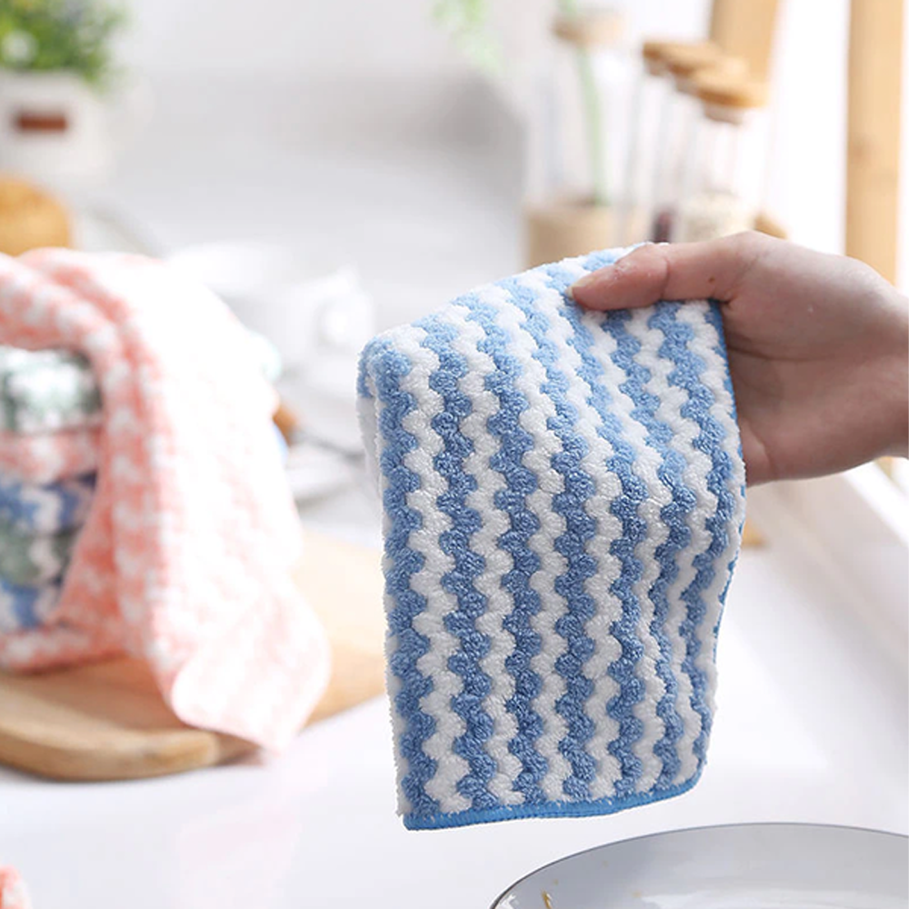 Microfiber Cleaning Rag Set Of 5