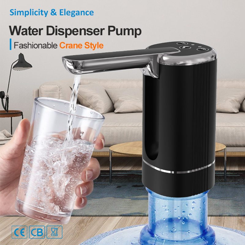 Mini Portable Water Pump USB Foldable Automatic Water Dispenser for Bottles