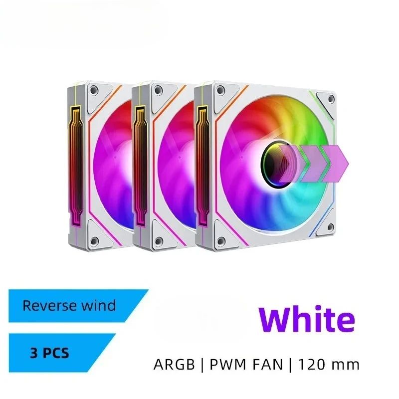 LDPCSJ PRISM 4 PRO 120mm ARGB PWM PC Cooling Fan Quiet 45.2CFM
