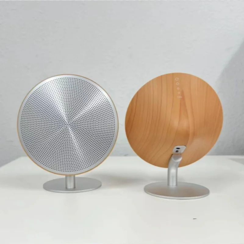 Bluetooth Speaker Retro Wooden Subwoofer with Touch Surface, Home Audio Desktop Stereo Bluetooth Audio Speaker