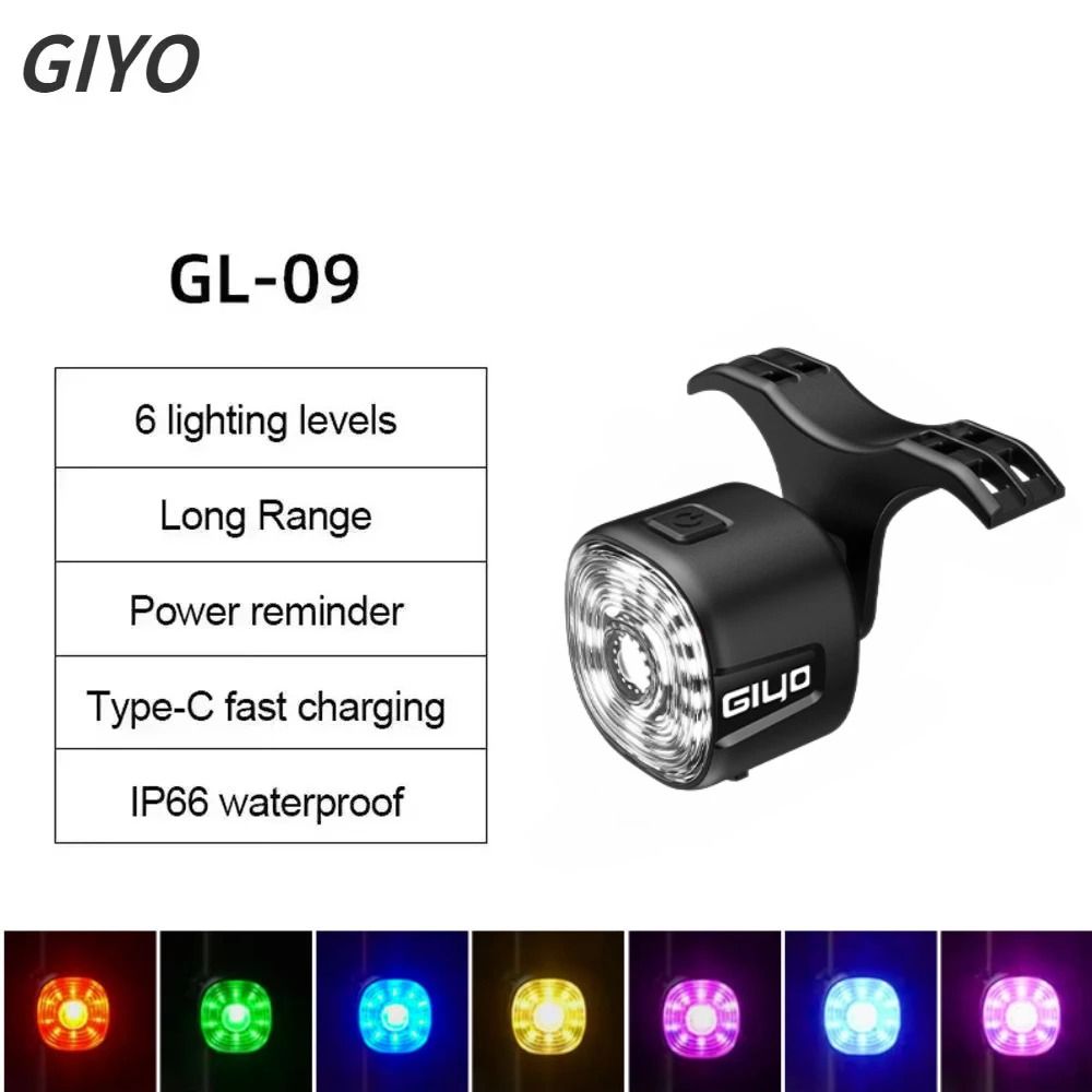 Smart LED Bicycle Rear Brake Light with USB Rechargeable Safety Taillight