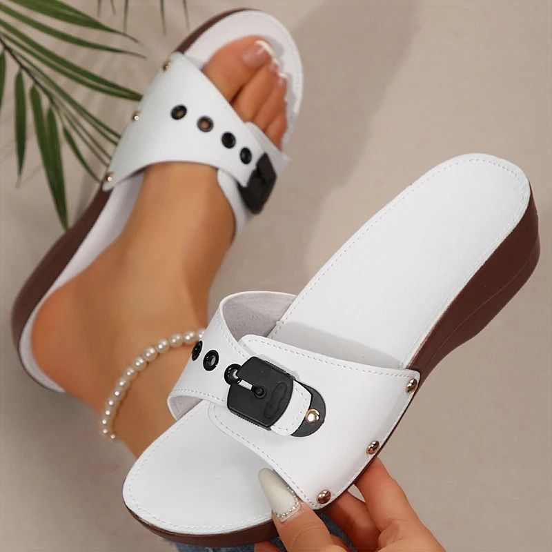 Luxury Soft Wedge Sandals for Women Summer Footwear