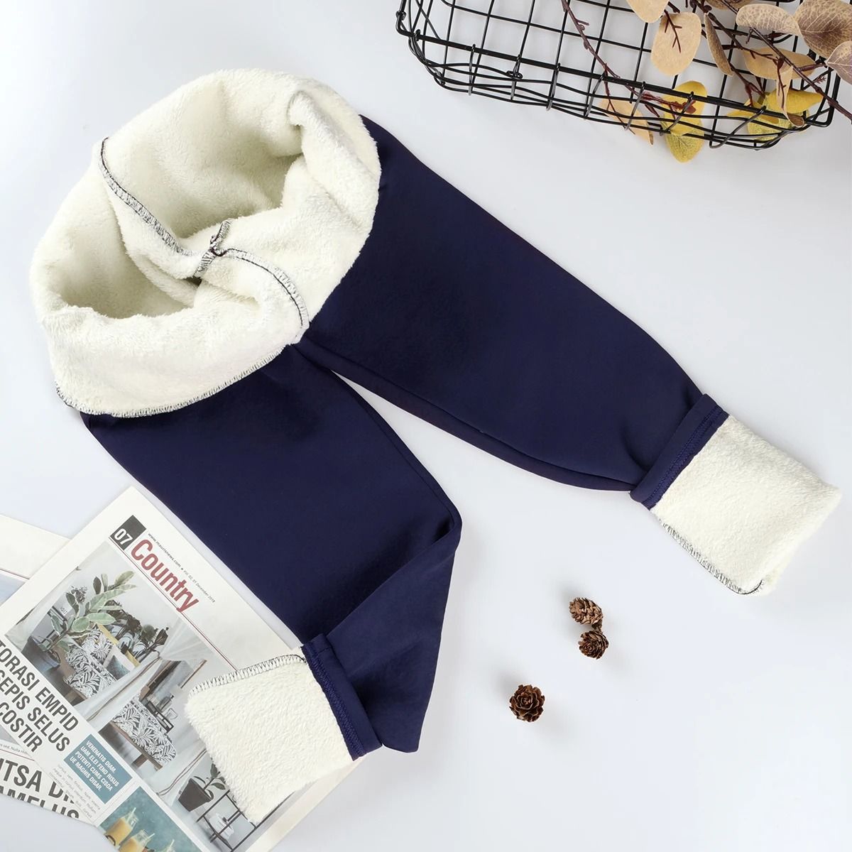 Women Velvet Winter Leggings Thick High Waist Warm Pants