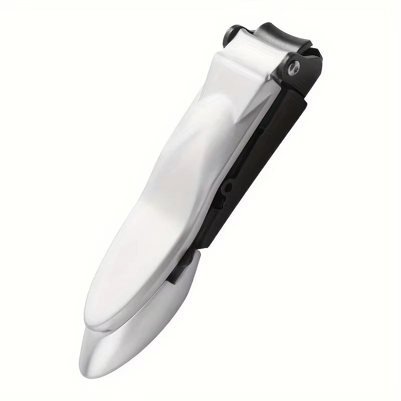 Stainless Steel Nail Clippers – Sharp Edge Fingernail & Thick Toenail Trimmer