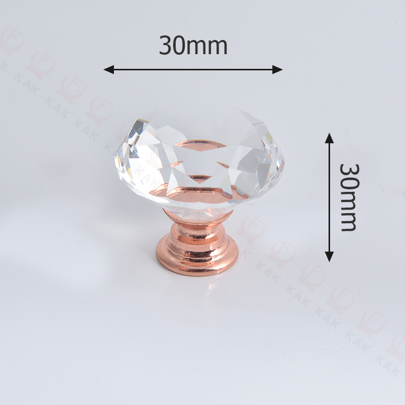 Crystal Cabinet Knobs Gold Drawer Handles Set Luxury Diamond Kitchen Cabinet Pulls