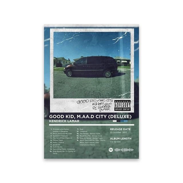 Retro Rap Album Cover Canvas Poster Music Wall Art Print