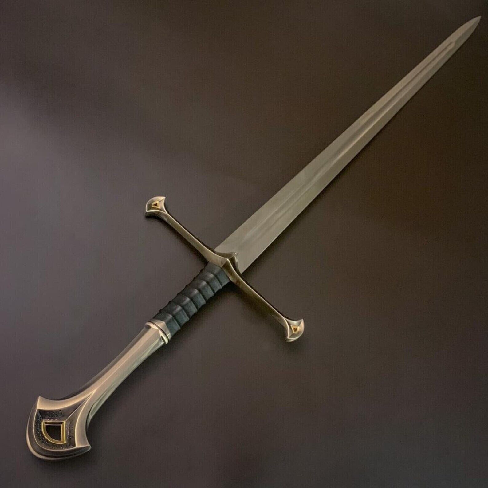 Custom Handmade High carbon steel Sword Nersel With Wall Plaque & scabbard
