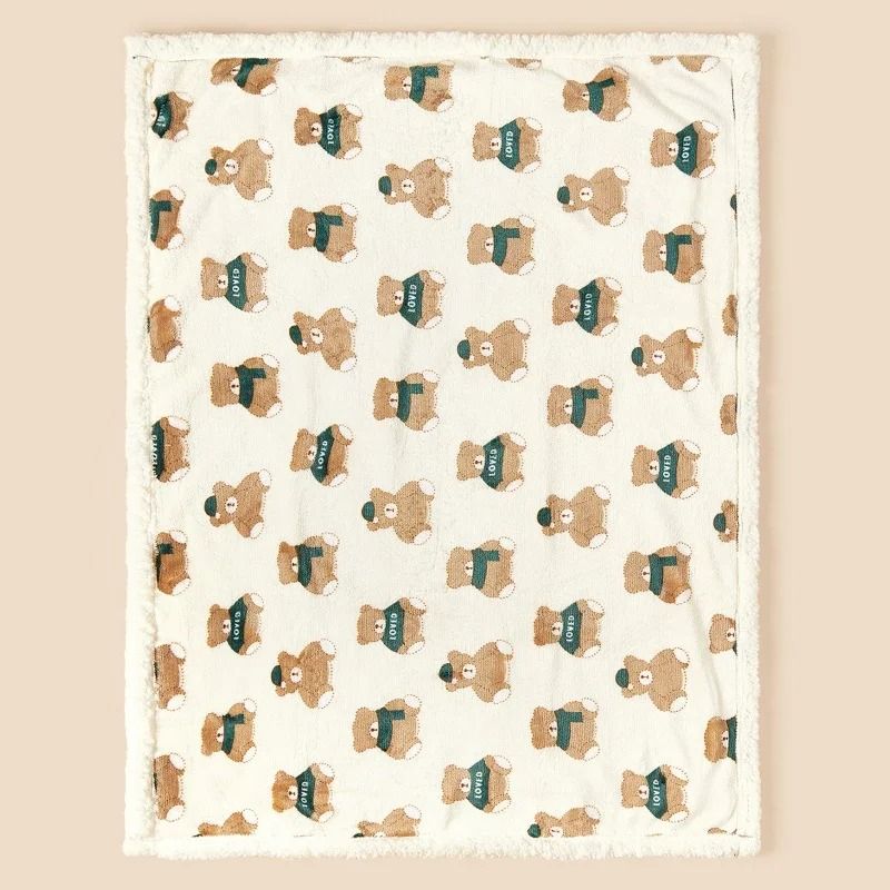 Winter Baby Swaddle Wrap Flannel Fleece Blanket