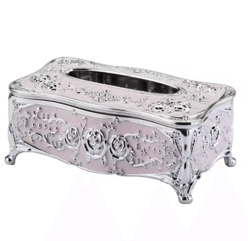 European Style Luxury Tissue Storage Box for Home & Hospitality