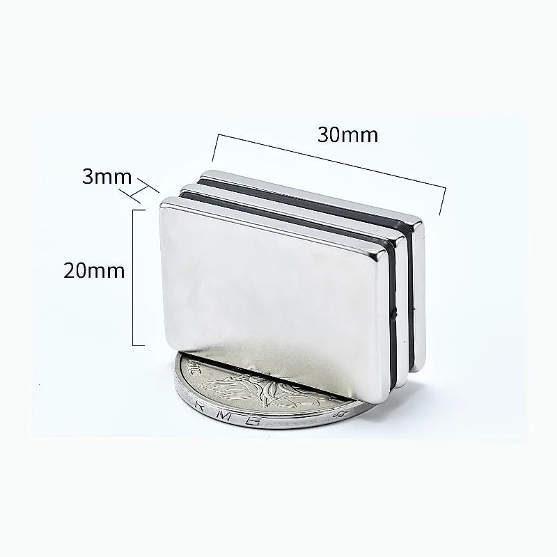 10pcs/lot N52 Square Neodymium Magnets | Ultra-Strong Rare Earth Industrial Magnets