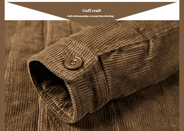 Mens Casual Cotton Jacket Autumn Winter Lapel Coat