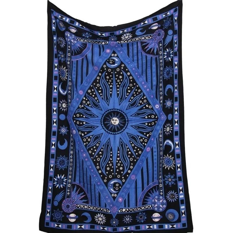 Bohemian Mandala Wall Tapestry Indian Tarot Aesthetic Room Decor