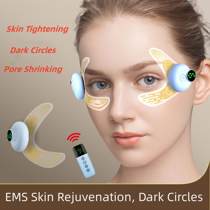 EMS Eye Mask Patch Massager for Dark Circles and Eye Bags