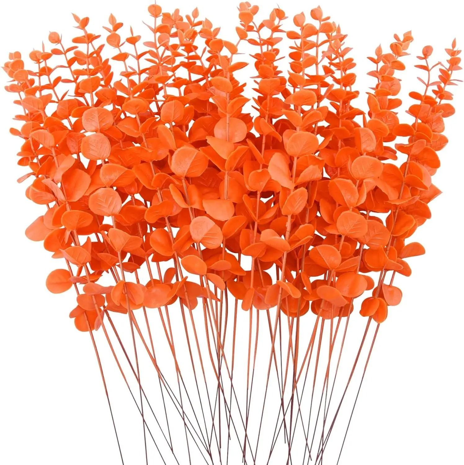 100-Piece Bulk Artificial Eucalyptus Leaf Set