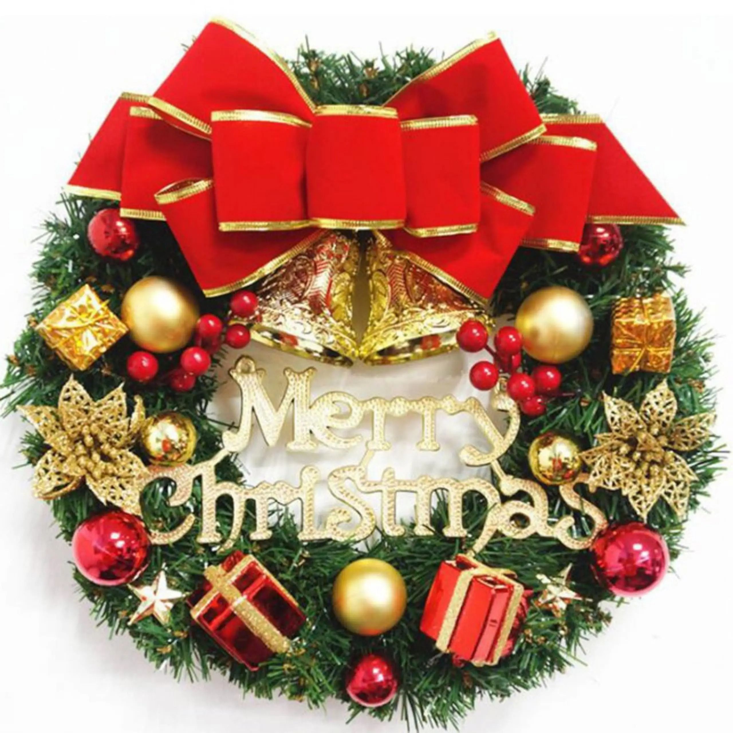 Handmade Christmas Wreath for Elegant Holiday Home Decor