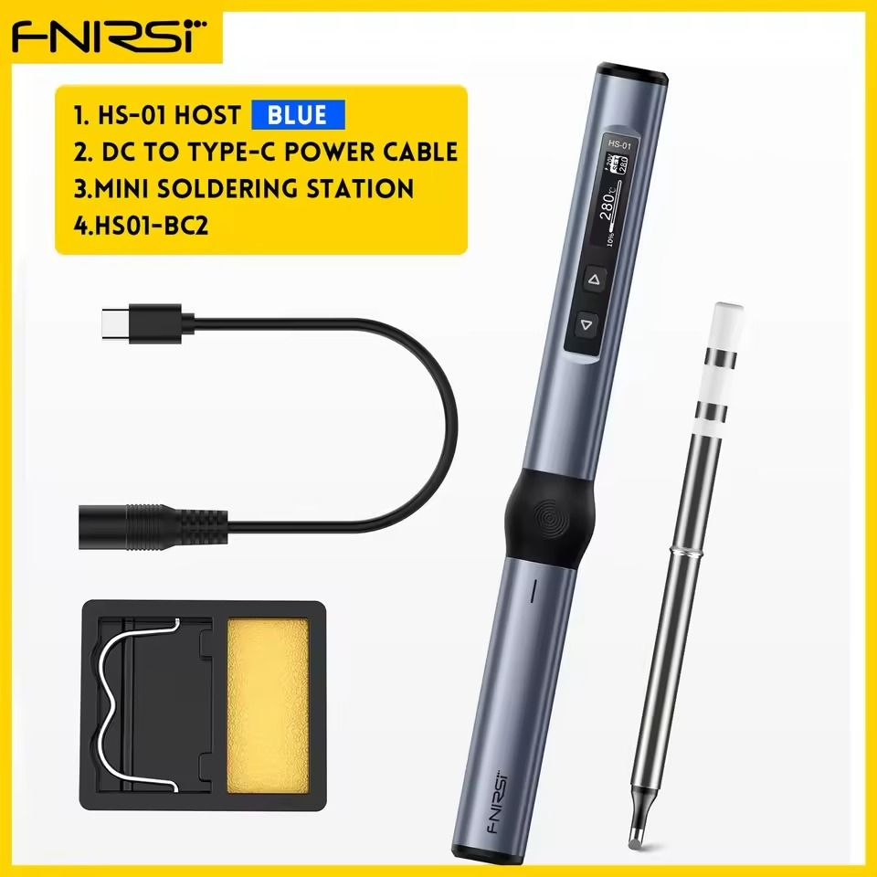 Smart Electric Soldering Iron Kit with Adjustable Temperature and Fast Heating