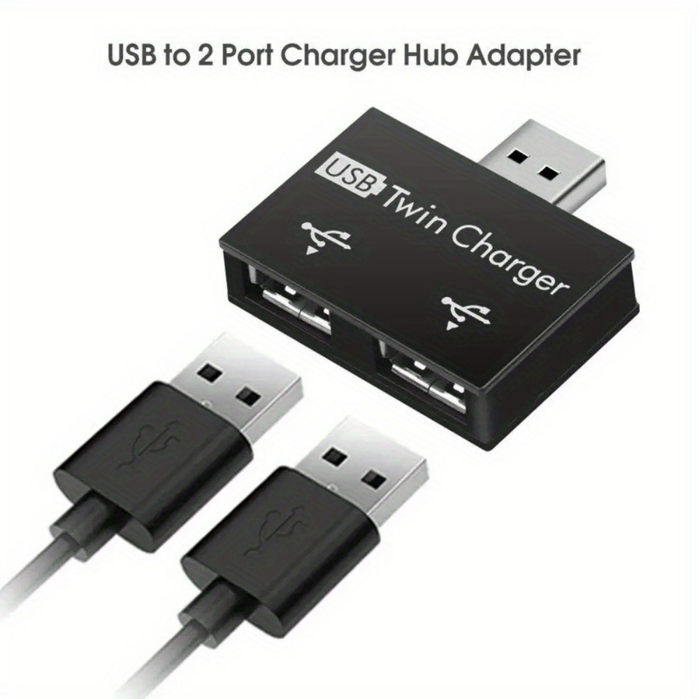USB HUB Adapter HUB USB Male to Port Female Converter Dual USB Splitter Pro Computer Accessories