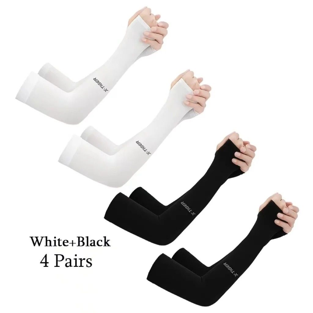 Summer Ice Cloth Cycling Arm Sleeves Sun Protection