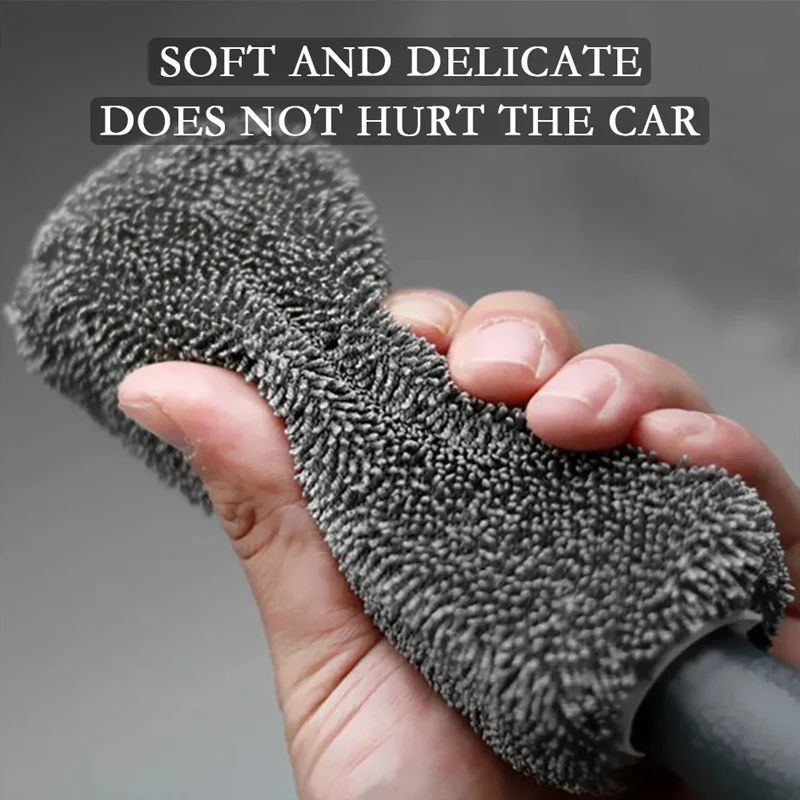 Microfiber Car Wheel and Rim Cleaning Brush