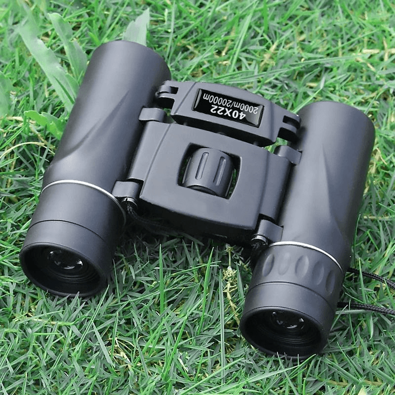 HD 40x22 Folding Mini Binoculars with BAK4 Prism & FMC Optics for Outdoor Use